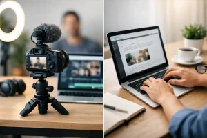 YouTube or Blog for Beginners?