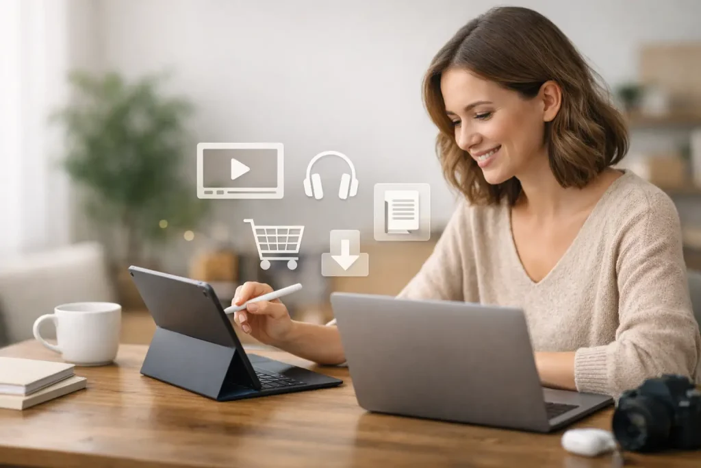 How to Sell Digital Products Without Overwhelm