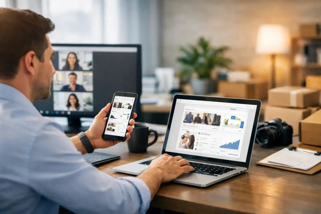 Online Business With Full Time Job Example